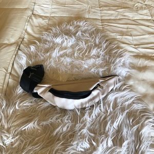 Cream fanny pack